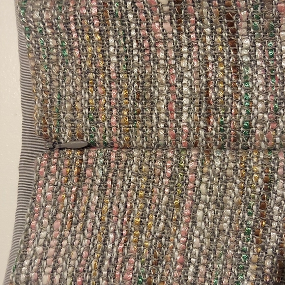 Ann Taylor Multicolored Tweed Boucle Knit Pencil Skirt Size 0 Grey - Picture 4 of 13